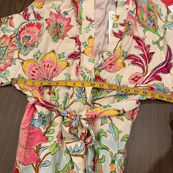 Zara Printed Pockets Kimono with Belt.Size S - Picture 14 of 14